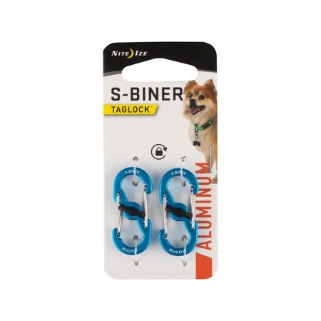 Nite Ize 2Pk S-Biner Id Tag Lock PLSBMA-03-2R6